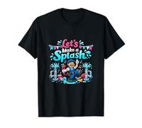 Gráfico de Fiesta Let's Make a Splash Plumber Pipe Pun Camiseta