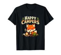 Gráfico de fogata Kawaii Chibi Fox de Happy Campers Camiseta