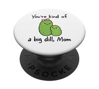 Gráfico de Formas Vegetales Verdes apreciadas PopSockets PopGrip Adhesivo