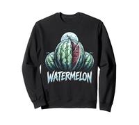 Gráfico de Frutas de Luna Llena de sandía Sudadera