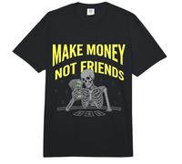 Gráfico de Ganar Dinero Sin Amigos para Emprendedores Negocios Comfort Colors Adult Heavyweight T-Shirt
