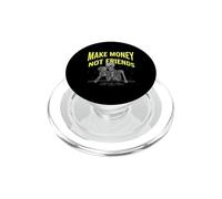 Gráfico de Ganar Dinero Sin Amigos para Emprendedores Negocios PopSockets PopGrip para MagSafe