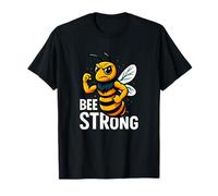 Gráfico de Gimnasio de Fitness Motivacional Divertido Bee Strong Camiseta