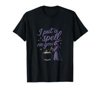Gráfico de Halloween I Put A Spell On You Witch Cauldron Camiseta