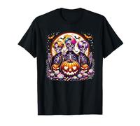 Gráfico de Halloween K-Pop Skeletons Girls Camiseta