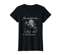 Gráfico de Hechizo de Luna mágica de Unicornio She Needed A Hero Camiseta