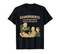 Gráfico de Historias de Humor para acostarse de Abuelos Camiseta