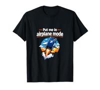 Gráfico de Humor de codificación en Modo avión Camiseta