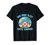 Gráfico de Humor One More Sleep Until Summer Classroom Camiseta