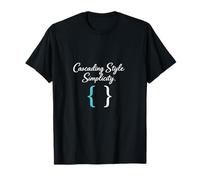 Gráfico de Humor Programador Simplicidad Estilo Cascada Camiseta