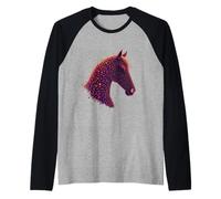Gráfico de I Love My Horse para un Amante de los Caballos, Propietario de Caballos, My Horse Camiseta Manga Raglan