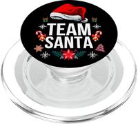 Gráfico de ilustración de Santa del Equipo de Navidad más Feliz Fresco PopSockets PopGrip para MagSafe