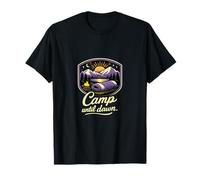 Gráfico de Insignia de Camp Until Dawn Mountain Camiseta