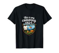 Gráfico de Insignia de montaña This is my Camping Design Camiseta