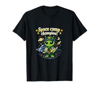 Gráfico de Juego de Palabras de Space Camp Champion Alien UFO Camiseta