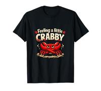 Gráfico de Juego de Palabras «Feeling a Little Crabby Cute Crab» Camiseta