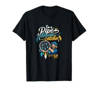 Gráfico de Juego de Palabras I'm a Pipe Dream Catcher Plumber Pipe Camiseta
