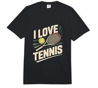 Gráfico de Jugador Apasionado I Love Tennis Comfort Colors Adult Heavyweight T-Shirt