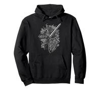 Gráfico de la Feria Renacentista con armadura de caballero medieval, escudo de espada Sudadera con Capucha