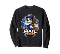 Gráfico de la Mascota de Mail Dog, Empleado Postal Sudadera