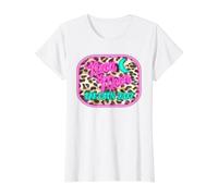 Gráfico de Letrero Moonlit Bar Open 24/7 Wildcat Camiseta gráfica económica, Mujer, Blanco, XS