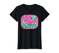 Gráfico de Letrero Moonlit Bar Open 24/7 Wildcat Camiseta gráfica económica, Mujer, Negro, L