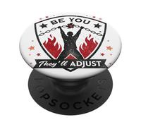 Gráfico de liberación audaz con cita de empoderamiento Be You PopSockets PopGrip Adhesivo