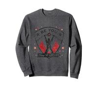 Gráfico de liberación audaz con cita de empoderamiento Be You Sudadera