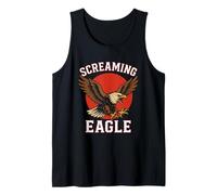 Gráfico de Libertad Majestic Screaming Eagle Camiseta sin Mangas