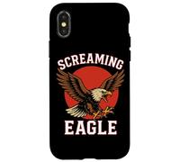 Gráfico de Libertad Majestic Screaming Eagle Carcasa para iPhone X/XS