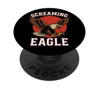 Gráfico de Libertad Majestic Screaming Eagle PopSockets PopGrip Adhesivo