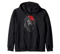 Gráfico de Lion Moon Animal Lover Art Safari Zoo Rock Sudadera con Capucha