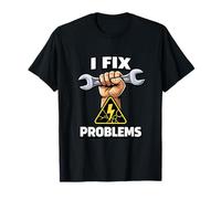 Gráfico de Llave mecánica I Fix Problems Camiseta