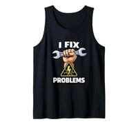 Gráfico de Llave mecánica I Fix Problems Camiseta sin Mangas