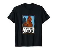 Gráfico de lo que dice el pollo divertido de Cluck para granja Camiseta