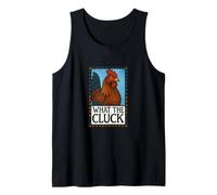 Gráfico de lo que dice el pollo divertido de Cluck para granja Camiseta sin Mangas