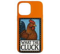 Gráfico de lo que dice el pollo divertido de Cluck para granja Carcasa para iPhone 13 Pro Max