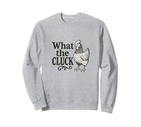 Gráfico de lo que dice el pollo divertido de Cluck para granja Sudadera