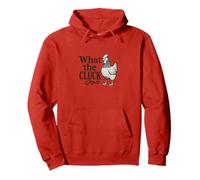 Gráfico de lo que dice el pollo divertido de Cluck para granja Sudadera con Capucha
