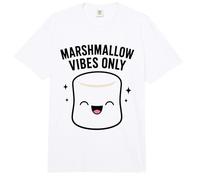 Gráfico de Marshmallow Vibes Only Cute Kawaii Sweet Comfort Colors Adult Heavyweight T-Shirt