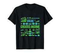 Gráfico de mentalidad de Crecimiento empresarial de Valor CREA ingresos Camiseta