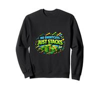 Gráfico de mentalidad sin atajos, Solo Pilas, Hustle Money Sudadera