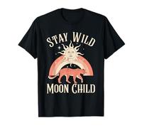 Gráfico de Moon Child Boho Sun Leopard Camiseta