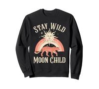 Gráfico de Moon Child Boho Sun Leopard Sudadera