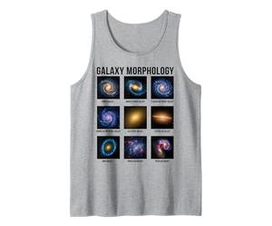 Gráfico de morfología de Galaxias Tipos de Galaxias Astronomía Camiseta sin Mangas