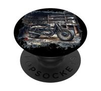Gráfico de Motocicleta en Taller para Amantes de Las Bicicletas de EE. UU PopSockets PopGrip Adhesivo