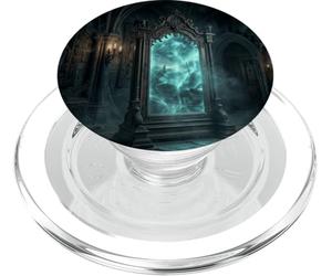 Gráfico de Mystic Mirror Portal Gothic Fantasy Magic Realm PopSockets PopGrip para MagSafe