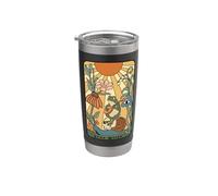 Gráfico de naturaleza Stay Weird Frog and Snail Vaso térmico de acero inoxidable de doble pared