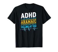 Gráfico de neurodiversidad de Texto arameo con Errores de Camiseta
