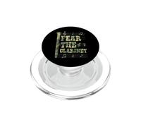 Gráfico de Notas Musicales Fear The Clarinet PopSockets PopGrip para MagSafe
